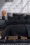 L'essentiel linge de maison Colcha individual negra